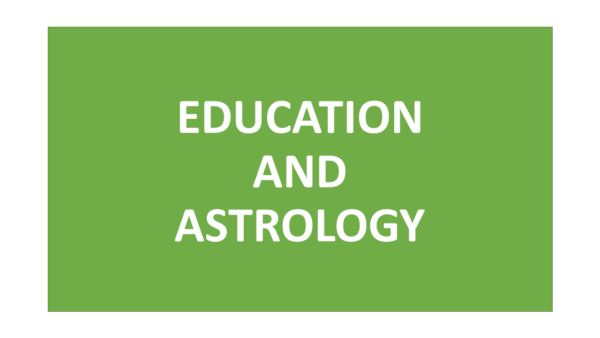 education and astrology