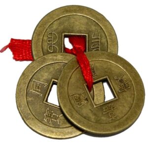 lucky coins feng shui BEST 2022 for Good Luck, 2.5 cm, Set of 5 (15 Pieces )