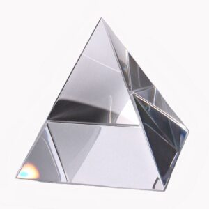 Feng Shui Crystal Glass Pyramid for Spiritual Healing, Vastu Correction and Balancing – 6 cm best 2024
