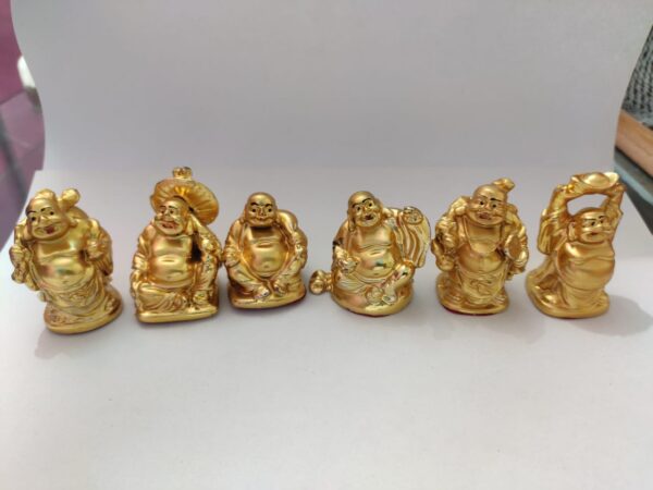 laughing buddha set of 6