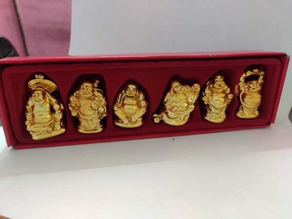 laughing buddha set of 6