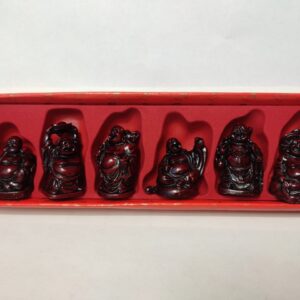 laughing buddha set of 6 Brown Color Best In 2024